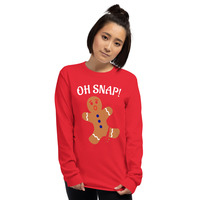 Oh Snap Long unisex Sleeve Shirt - Thumbnail 12
