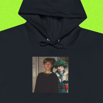 Leonardo dicaprio x izuku midoriya hoodie - Thumbnail 2
