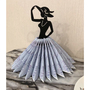 Wooden Napkin Holder Woman with Hat-3