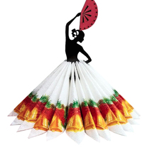 Wooden Napkin Holder Dancing Woman