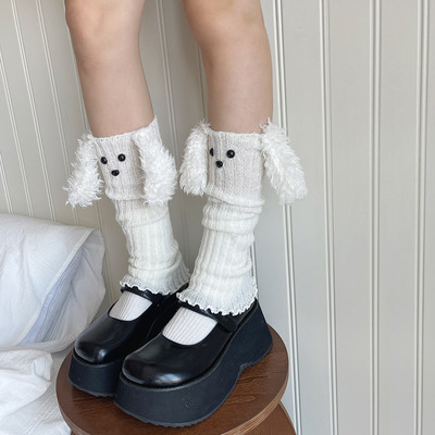 Y2k cute dog ears leg warmers