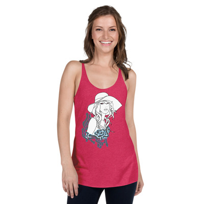 Line addict (women's racerback)