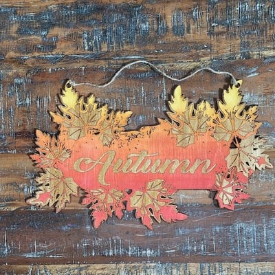 Autumn door signs 