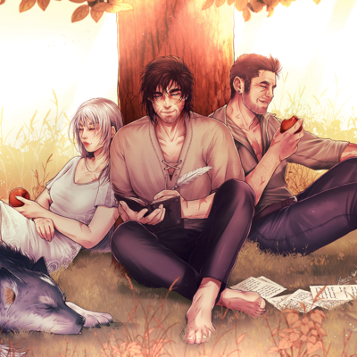 Print - ffxvi relaxed trio