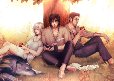 Print - FFXVI Relaxed trio