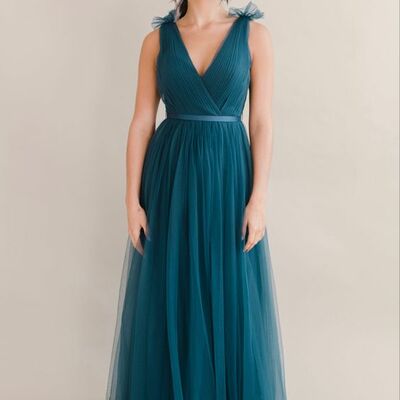 Elegant mother of bride/ groom dress simple evening formal gowns prom dress