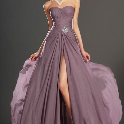Elegant mother of bride/ groom dress chiffon evening formal gowns prom dress