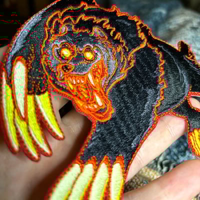 Bugbear embroidered patch