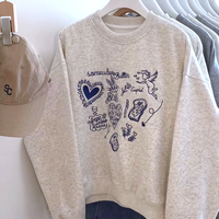 *Free Shipping*AESTHETICS CARTOON SWEATER - Thumbnail 3