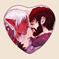 Heart Button - Dragon Age Fenhawke - Thumbnail 1