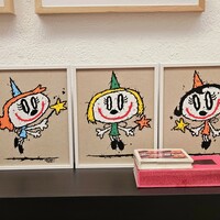 ✨Triptych Drawing by Celipe Perroloco "Fairies" - Thumbnail 5