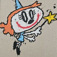 ✨Triptych Drawing by Celipe Perroloco "Fairies" - Thumbnail 1