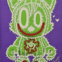 Custom ArTToy by Celipe Perroloco "Cactus Smile"  (Custom UBER JANKY SUPERPLASTIC) - Thumbnail 7