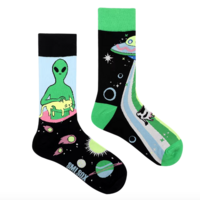 ALIEN & CAT SOCKS - Thumbnail 1
