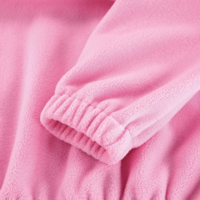 BABY PINK FLEECE HALF ZIP PULLOVER - Thumbnail 6
