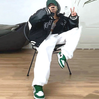 STREET HOODED VARSITY JACKET - Thumbnail 3