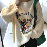 VINTAGE BILLIARDS PRINT DOWNTOWN SWEATER  - Thumbnail 3