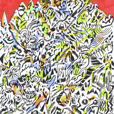 Skeleton peaks (drawing)