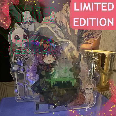 Villainess belle halloween standee