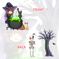 Villainess Belle Halloween Standee - Thumbnail 1