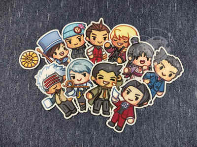 Ace Attorney Stickers