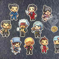 Ace Attorney Stickers - Thumbnail 2