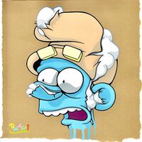 Triptych Drawings by Dhani Barragan "The Smurson”  - Thumbnail 3