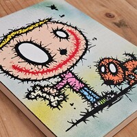 🐶 Painting by Celipe Perroloco "Best friends"  - Thumbnail 1