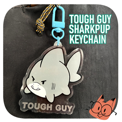 Tough Guy Sharkpup Keychain