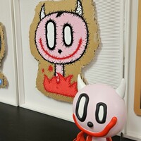 😈😇Painting by Celipe Perroloco "Little HELL"  - Thumbnail 3