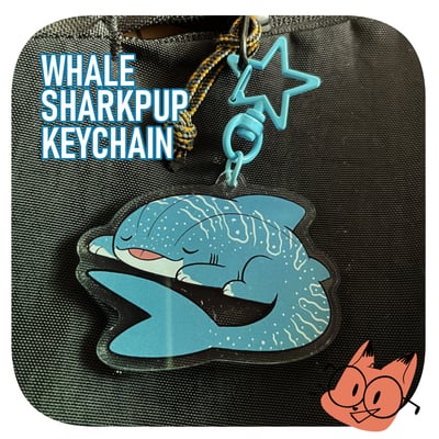 Whale sharkpup keychain