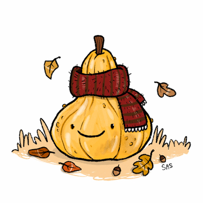 A "gourd" scarf print