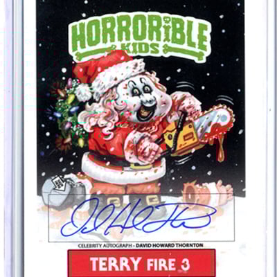 Horrorible kids david howard thornton - celebrity auto card
