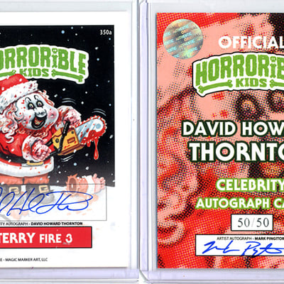 Horrorible kids david howard thornton - celebrity auto card