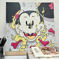 Painting by Moi Martos "The Mouse is mine now"  - Thumbnail 1