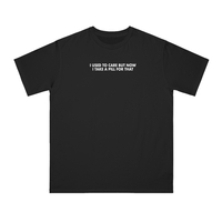 Free Shipping-I USED TO CARE BUT NOW  TEE - Thumbnail 2