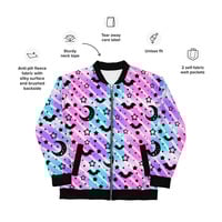 Creepy Cute Stripes Unisex Bomber Jacket - Thumbnail 19