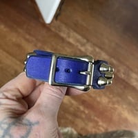 Blue 2-1-2 Studded Wristband - Thumbnail 3