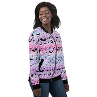 Dripping Sky Unisex Bomber Jacket - Thumbnail 2