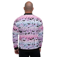 Dripping Sky Unisex Bomber Jacket - Thumbnail 11