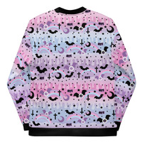 Dripping Sky Unisex Bomber Jacket - Thumbnail 12