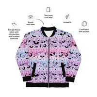Dripping Sky Unisex Bomber Jacket - Thumbnail 19