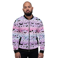 Dripping Sky Unisex Bomber Jacket - Thumbnail 23