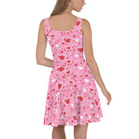 Sweet Feelings Pink Skater Dress - Thumbnail 5