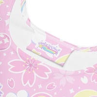 Cherry Blossom Dreams Pink Skater Dress - Thumbnail 6