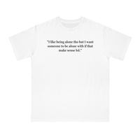 Free Shipping-I LIKE BEING ALONE TEE - Thumbnail 2
