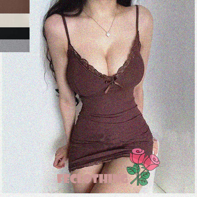 Sexy suspender dress for women with padded lace patchwork dress