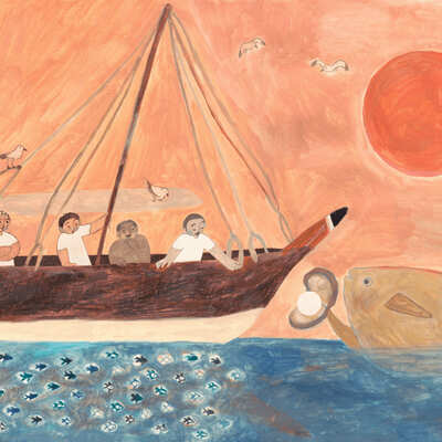 A gift from sea giclée print 🐟