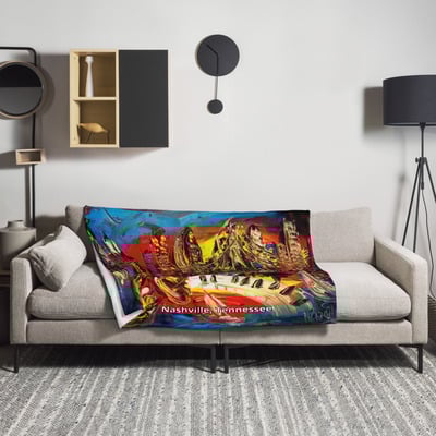 Nashville throw blanket