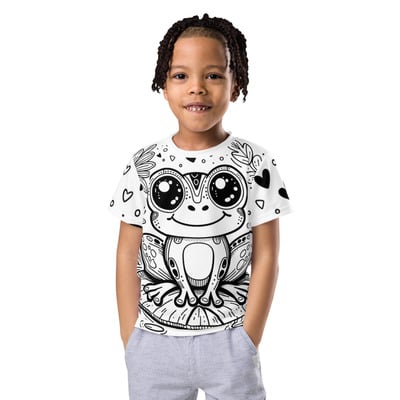 Frog kids crew neck t-shirt